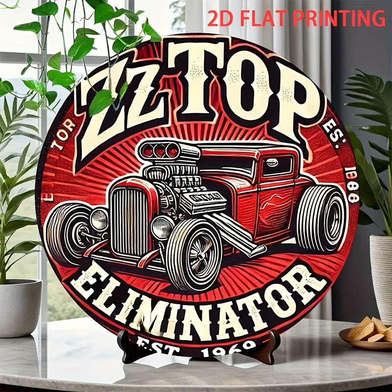 2D Flat, 1pc ZZ Top Eliminator - đánh giá và giá Vintage Collectible Plates