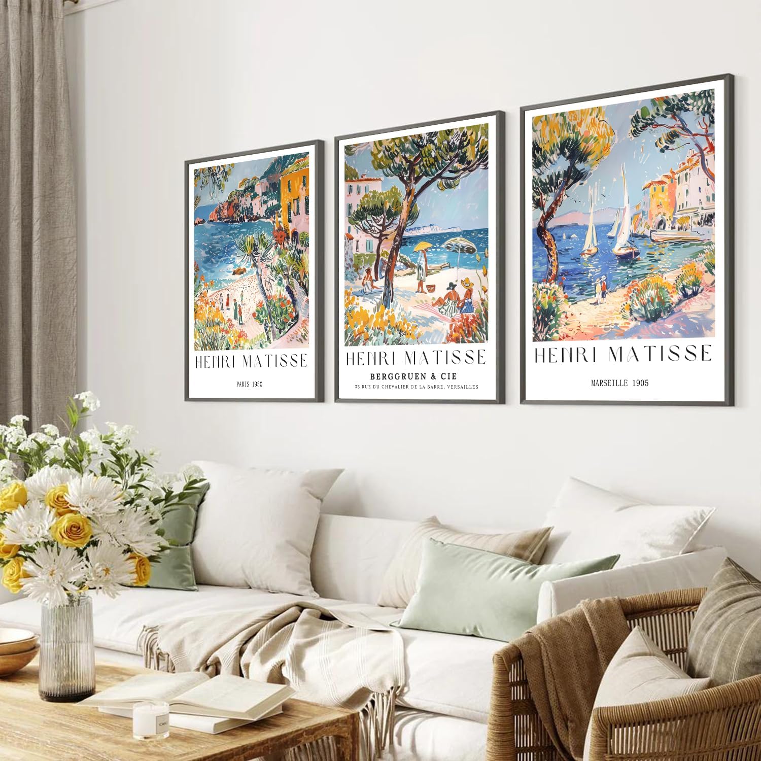 3 Pieces/Set of Vintage Beach  - đánh giá và giá Vintage Collectible Posters